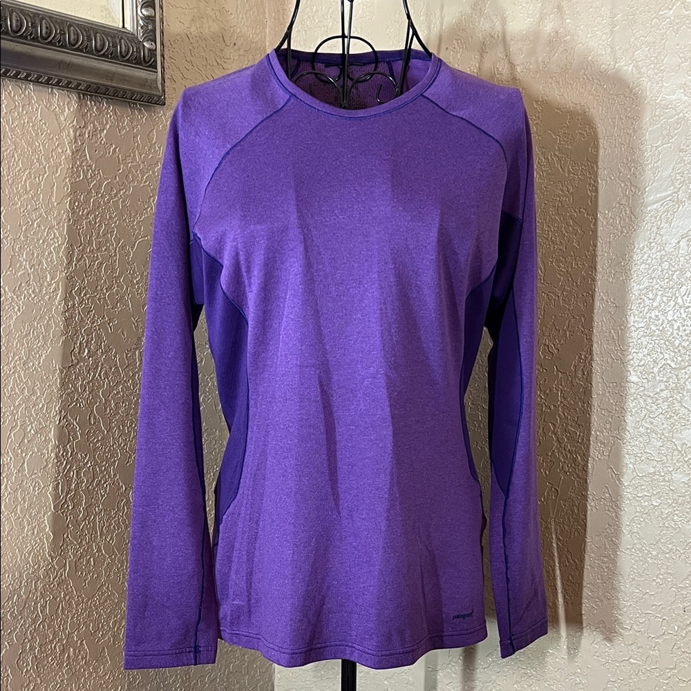 Patagonia Women's Vibrant Purple Long Sleeve Tee